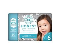 The Honest Company - Eco-Friendly and Premium Disposable Diapers - Pandas, Size 6 (35+ lbs), 18 Count