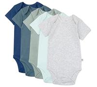 The Honest Company Unisex Baby 5-Pack Organic Cotton Short Sleeve Bodysuits Shirt
