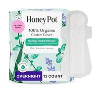THE HONEY POT - Herbal Overnight Pads - 12 Count