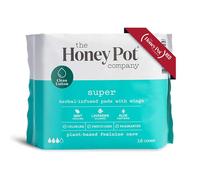THE HONEY POT - Super Herbal Pads with Wings - 16 Count