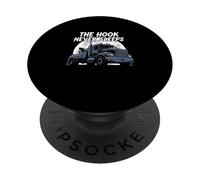 The Hook Never Sleeps Tow Truck Driver Night Operator PopSockets Adhesive PopGrip