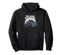 The Hook Never Sleeps Tow Truck Driver Night Operator Pullover Hoodie