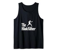 The HookFather Funny Boxing Boxer Dad Gift Fighter Tank Top