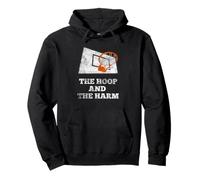 The Hoop and the Harm B-ball Player Foul Design Pullover Hoodie