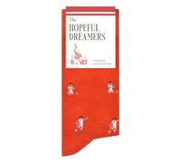 The Hopeful Dreamers Socks - Funny England Football Socks - Gift for Men | 1 x Pair, Size 7-12, Red, Premium Cotton Blend - Football Gifts for Men, Boys & Dads - The Athletic Gent