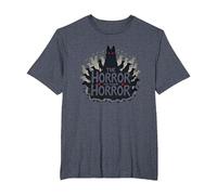 The Horror, The Canine Horror - They're Eating The Dogs T-Shirt, Men's Big and Tall, Heather Blue, 6X Tall