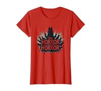 The Horror, The Canine Horror - They're Eating The Dogs T-Shirt, Women, Red, L