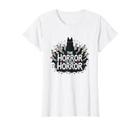 The Horror, The Canine Horror - They're Eating The Dogs T-Shirt, Women, White, L