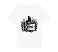 The Horror, The Canine Horror - They're Eating The Dogs T-Shirt, Women's Plus, White, 4X