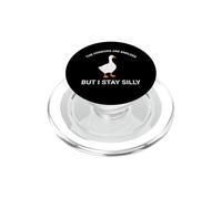 The Horrors Are Endless But I Stay Silly Funny Goose Meme PopSockets PopGrip for MagSafe