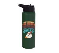 The Horrors are Never Ending Yet I Remain Silly Goose Stainless Steel Insulated Water Bottle