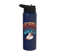 The Horrors are Never Ending Yet I Remain Silly Goose Stainless Steel Insulated Water Bottle