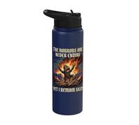 The Horrors are Never Ending Yet I Remain Silly Stainless Steel Insulated Water Bottle
