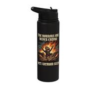 The Horrors are Never Ending Yet I Remain Silly Stainless Steel Insulated Water Bottle