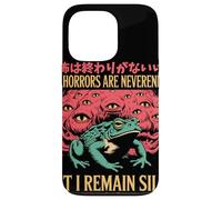 The Horrors Are Neverending Yet I Remain Silly Surreal Frog Case for iPhone 13 Pro
