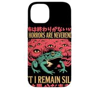 The Horrors Are Neverending Yet I Remain Silly Surreal Frog Case for iPhone 14