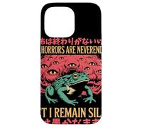 The Horrors Are Neverending Yet I Remain Silly Surreal Frog Case for iPhone 14 Pro Max