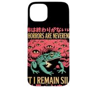 The Horrors Are Neverending Yet I Remain Silly Surreal Frog Case for iPhone 15 Plus