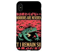 The Horrors Are Neverending Yet I Remain Silly Surreal Frog Case for iPhone XS Max