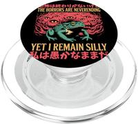 The Horrors Are Neverending Yet I Remain Silly Surreal Frog PopSockets PopGrip for MagSafe