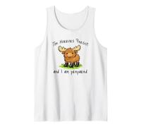 The Horrors Persist and I Am Prepared, Cute Moose Tank Top