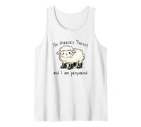 The Horrors Persist and I Am Prepared, Cute Sheep Tank Top
