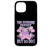 "THE HORRORS PERSIST BUT SO DO I" Hamster Meme Case for iPhone 15