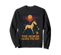 The Horse Leads The Way Scenic Journey Sweatshirt