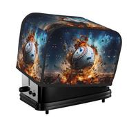 The Hot Baseball toaster cover is suitable for 2 small toaster covers with wide slots and comes with a storage pocket to meet diverse baking needs.
