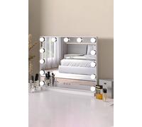 The Hot Sale 3 Lighting Modes & Touch Screen Control,tabletop Cosmetic Mirror In Natural Natural One Size