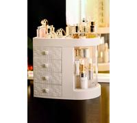 The Hot Sale Acrylic Desktop Makeup Cosmetic Organizer In White White