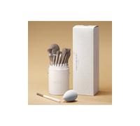 The hot sale Complete Professional Makeup Brush Set 18 Pcs in White