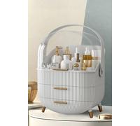 The hot sale Women's Modern Minimalist Cosmetic Organizer Storage Box with Drawers in White