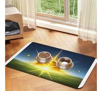 The hot Sun Pet Feeding Mat-Waterproof & Non-Slip Dog and Cat Food Mat-No Stains Quick Dry Dog Water Dispenser Mat