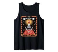The Hotdog Hermit Skeleton BBQ Mystic Lantern Tank Top