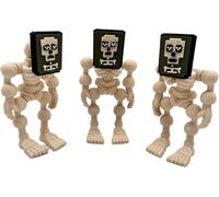 The Hotspotsitos - Set of 3 Articulated Brainrot XL Figures, 12 cm Italian Meme Skeletons - Official Brainrot Memes Collection - The Digital Chaos Trinity - Brain Rot