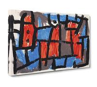 The Hour Before One Night By Paul Klee Canvas Print | Gallery Wrapped 30mm Frame Wall Art | 24x16 inches | Ready to Hang | Classic Picture | Living Room Bedroom Lounge Office