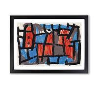 The Hour Before One Night by Paul Klee Framed Print | A2 Black Framed Wall Art | Ready to Hang | Modern Nature Picture | Living Room Bedroom Lounge Office