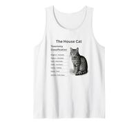 The House Cat Taxonomy Classifcation Tank Top