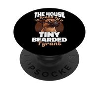 The House Is Ruled By A Tiny Bearded Tyrant Griffon Dog PopSockets Adhesive PopGrip