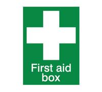 The House Nameplate Company First Aid Box Self-Adhesive Labels, (H)200mm (W)150mm