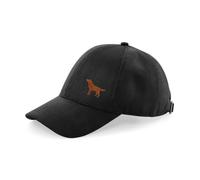 The House Of Dog: Fox Red Labrador Retriever Owner Gift. Faux Suede Six Panel Structure Baseball Cap. Black