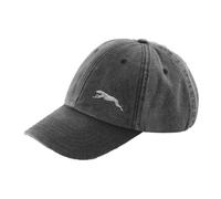 The House Of Dog: Greyhound, Sighthound, Lurcher Owner Gift. Distressed Vintage Washed 100% Heavyweight Brushed Cotton Embroidered 6 Panel Low Profile Baseball Cap. Black
