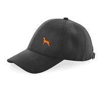 The House Of Dog: Hungarian Vizsla Owner Gift. Faux Suede Six Panel Structure Baseball Cap. Black