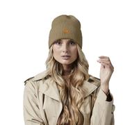The House of Dog: Hungarian Vizsla Owner Gift. Oversized Cuffed Beanie Ski Hat. Black Black
