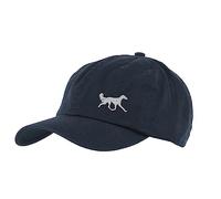 The House Of Dog: Saluki Owner Gift. 100% Washed Chino Cotton Embroidered 6 Panel Unstructured Baseball Cap. Navy