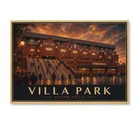 The House of Ember Aston Villa Football Stadium Wall Art Print A4 Unframed