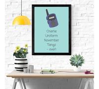 The House of Ember - Charlie Uniform November Tango (Cunt) - A4 Unframed Wall Art Print - Glossy 170gsm Paper - Perfect for Home, Office, or Gift