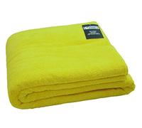 The House Of Emily Massive/Huge/Extra Large 100% Cotton Bath Sheet/Beach Towel - 150cm x 200cm (Yellow)