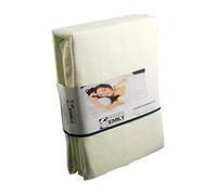 The House Of Emily Super King Size Turkish Brushed Cotton Flannelette 18" Extra Deep Fully Elasticated Fitted Sheet (Cream)